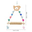 Colorful Parrot Swing Bird Perch Stand Stick Play Toy For Small Medium Parrots