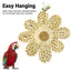 Parrot Corn Husk Chew Toy Large Woven Flower Cage Hanging