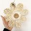 Parrot Corn Husk Chew Toy Large Woven Flower Cage Hanging