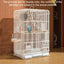 Large Parrot Birdcage with Stand for Birds Play Area Pet Habitat Flight Cage