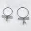 2X 4/5/6Cm Parrot Pet Stainless Steel Food Water Bowl Bird Feeder Crate Cage - 6CM*2PCS