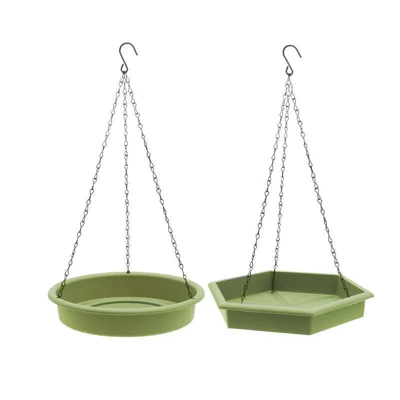 Outdoor Garden Hanging Bird Feeder Garden Automatic Hummingbird Water Feeder - Green