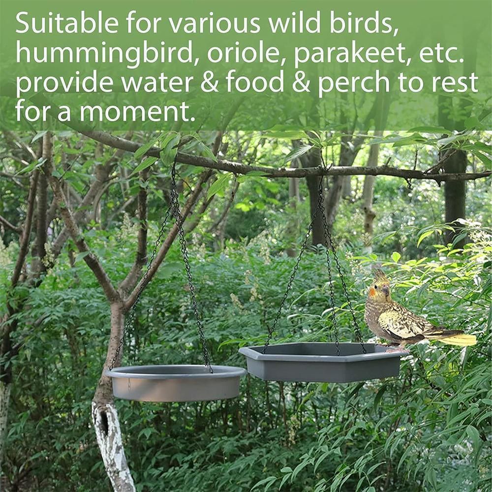 Outdoor Garden Hanging Bird Feeder Garden Automatic Hummingbird Water Feeder - Green