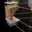 No Mess Bowl Auto Cage Bird Feeder Cup Automatic Parrot Canary Small Cockatiel