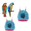 Plush Hanging Bird Nest Bed Cage Hammock for Parrots and Small Birds - L