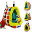 Bird Parrot Hammock Pet Sleep Cotton Nest Hang Cave Cage Plush Hut Tent Bed Warm - M