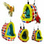 Bird Parrot Hammock Pet Sleep Cotton Nest Hang Cave Cage Plush Hut Tent Bed Warm - M