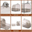 Parrot Bath Box Grey Bird Cage Accessory Bathroom Bird Bathtub for Small Birds
