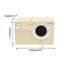 Natural Wooden Breeding Box Durable Parrot Hatching Box Nesting Box for Birds