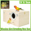 1-Piece Bird Breeding Nest Box with Perch, 29 x 15 x 15 cm