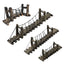 Resin Bridge Aquarium Decoration Fish Tank Accessories Shrimp Tortoise Climbing - Suspension Bridge-M