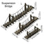 Resin Bridge Aquarium Decoration Fish Tank Accessories Shrimp Tortoise Climbing - Suspension Bridge-M