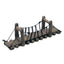 Resin Bridge Aquarium Decoration Fish Tank Accessories Shrimp Tortoise Climbing - Suspension Bridge-M