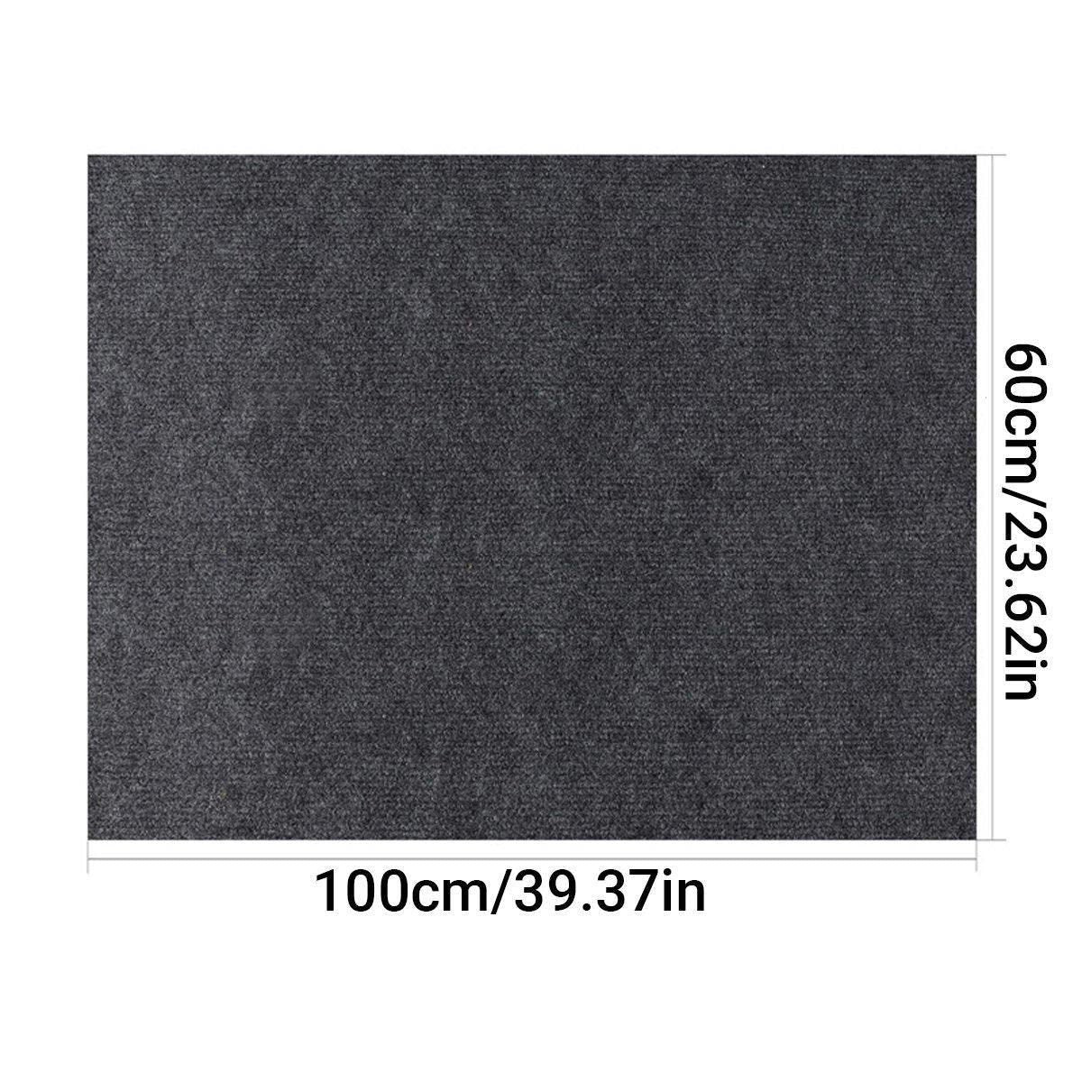 Trimmable Self Adhesive Carpet Pad for Cat Tree Stands Scratching Post Furniture - Dark Grey