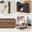 Trimmable Self Adhesive Carpet Pad for Cat Tree Stands Scratching Post Furniture - Light Grey