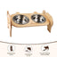 Pet Bowl Anti Tip Double Bowl Pet Food Water Bowl For Home Daily Use Easy Clean