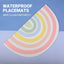 Rainbow Pet Food Mat Waterproof Non Slip Dog Cat Bowl Placemat PU