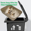 10pcs Disposable Litter Box Pulp Degradable Pet Tray Travel Portable Eco Use
