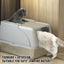 Durable Stainless Steel Cat Litter Box Pan Pet Toilet Odor Control Tray Large - Grey