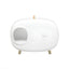 Cat Litter Box Semi-closed Cat Supplies Cat Toilet Drawer Large Cat Litter Box - White