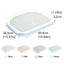 Anti Spill Cat Litter Mat Double Layer Pet Toilet Mat for Litter Box - Pink
