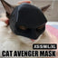 Halloween Bat Mask Cat Mask Pet Costume Accessories for Small Dogs Cats Outfit - XL
