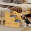 Wooden Pet Climbing Ladder Bed Step Frame Durable Climbing Frame for Small Pets