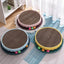 Cat Scratcher Turntable Toy Large Round Corrugated Board Nest Scratch Resistant - Yellow