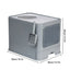 Large Fully Enclosed Cat Litter Box Cat Toilet Pet Litter Tray Odor Control - Grey