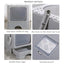 Large Fully Enclosed Cat Litter Box Cat Toilet Pet Litter Tray Odor Control - Grey