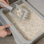 Large Fully Enclosed Cat Litter Box Cat Toilet Pet Litter Tray Odor Control - Grey