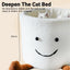 Cat Bed Coffee Cup Shape Cartoon Pet Bed Soft Nest Small Pets Sleeping Indoor