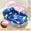 Cat Kennel Universal Cat Sleeping Nest Princess Style Lace Pet Special Kitten Cyber Red Mat - Blue