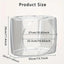 Transparent Capsule Cat Litter Box Semi Enclosed Cat House for Indoor Use