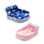 Cat Kennel Universal Cat Sleeping Nest Princess Style Lace Pet Special Kitten Cyber Red Mat - Pink
