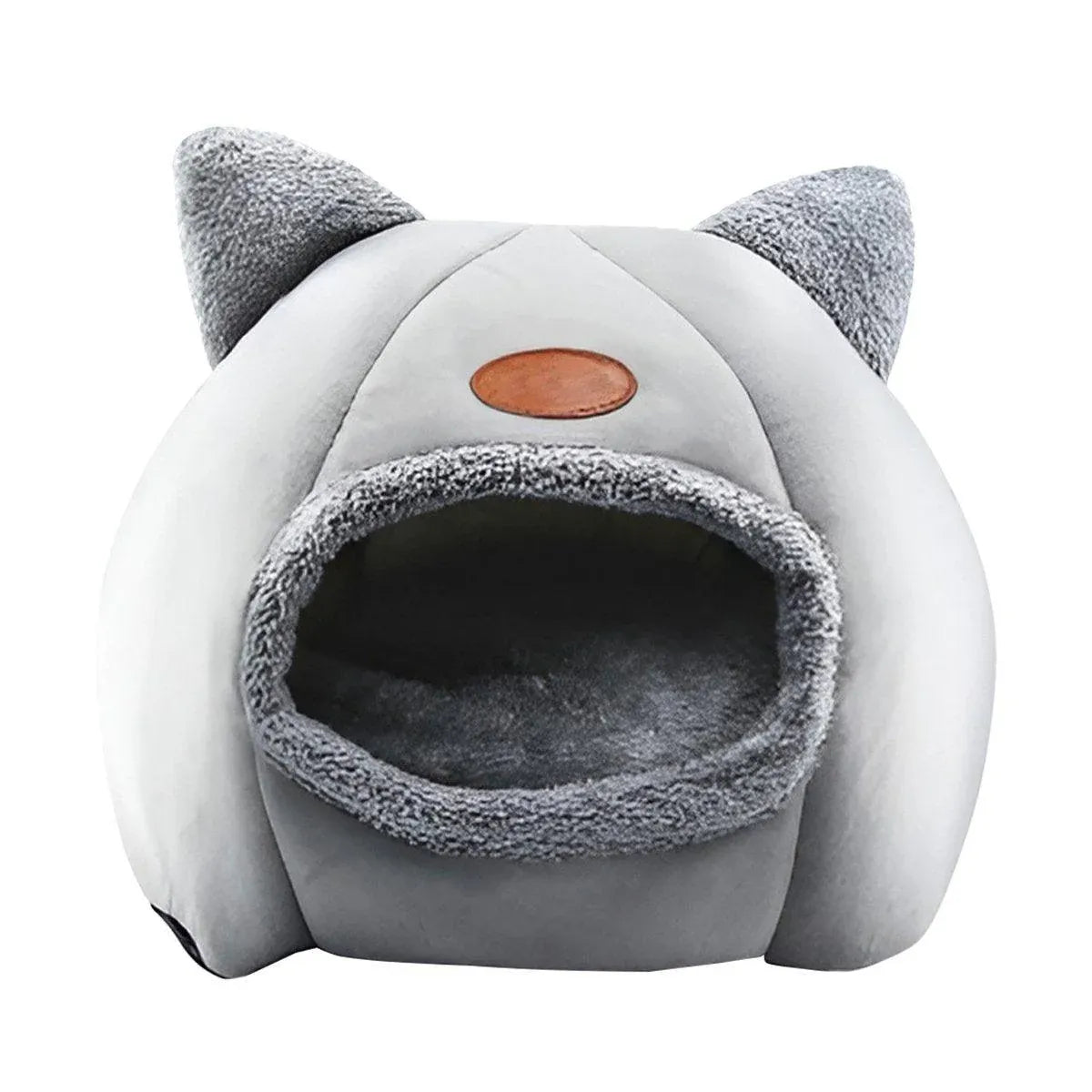 Cat Bed Winter Warm Enclosed Pet House Cozy Indoor Sleeping Nest for Cold Weather - XL