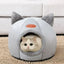 Cat Bed Winter Warm Enclosed Pet House Cozy Indoor Sleeping Nest for Cold Weather - XL