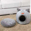 Cat Bed Winter Warm Enclosed Pet House Cozy Indoor Sleeping Nest for Cold Weather - XL
