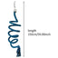 Bird Climbing Rope Toy Cotton Spiral Ladder Parrot Cage Hanging Swing Pet Toy - Blue
