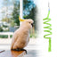 Bird Climbing Rope Toy Cotton Spiral Ladder Parrot Cage Hanging Swing Pet Toy - Gradient colour