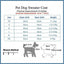 L Size Cute Pet Dog Warm Jumper Sweater Clothes Cat Knitted Coat Winter - Grey