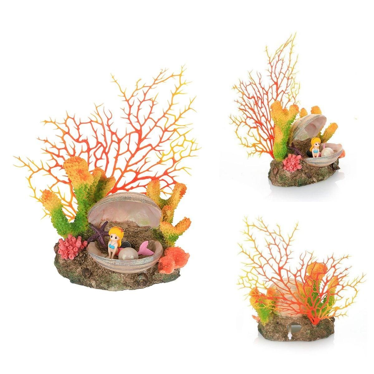 Aquarium Resin Coral Decorations for Fish Tank Marine Simulation Micro Landscape - GH1465