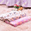 Large Size Pet Mat Paw Print Cat Dog Puppy Fleece Soft Pet Blanket Bed Cushion - Brown