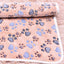 Large Size Pet Mat Paw Print Cat Dog Puppy Fleece Soft Pet Blanket Bed Cushion - Brown