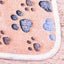 Large Size Pet Mat Paw Print Cat Dog Puppy Fleece Soft Pet Blanket Bed Cushion - Brown