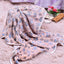 Large Size Pet Mat Paw Print Cat Dog Puppy Fleece Soft Pet Blanket Bed Cushion - Brown