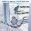 U Shaped Parrot Cotton Rope Climbing Toy Perch Stand for Bird Cage - 80cm