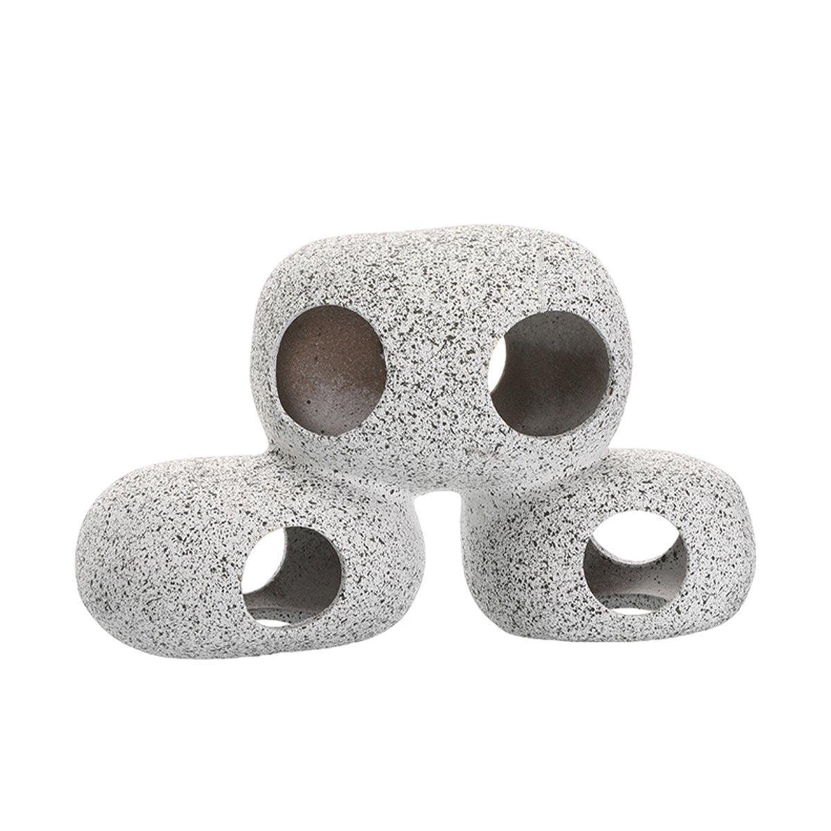 Clay Pot Aquarium Decoration Shrimp House Cichlid Breeding Tank Fish Nest - Ten Holes