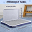 Pet Potty Training Pad Small And Medium-sized Dog Toilet Urinal Pee Tray - Blue