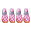 4pcs Breathable Mesh Dog Shoes Small Pets Puppy Paw Protection Summer Boots - Green-5